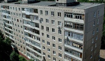 6 мкр квартира аренда: 2 комнаты, 53 м², 105 серия, 6 этаж, Старый ремонт