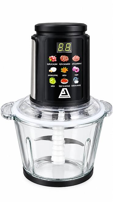 №: 9432 Məhsulun adı: Doğrayıcı Azerra AZ-011 1500 Vt, 3 L, Qara