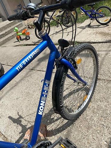 Bicikli za odrasle: KonBIKE muški/uni treking/MTB bicikl, čelični ram TIG Oversize, plave — 2