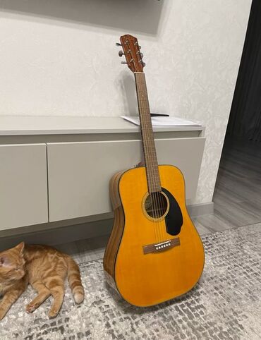 электрогитара для начинающих: Акустическая гитара Limited Edition Fender CD-60S Dreadnought, Walnut