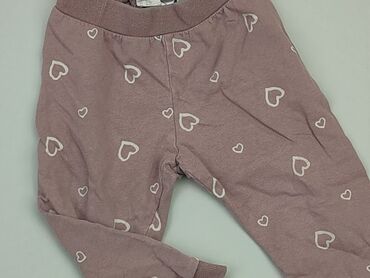 różowy top z koronką: Sweatpants, H&M, 12-18 months, condition - Good