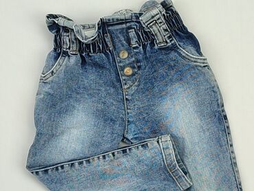 Jeansowe: Spodnie jeansowe, 1.5-2 lat, 92, stan - Bardzo dobry