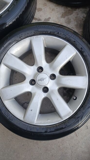 автомобили ауди а6: Дөңгөлөктөр монтажда 195 / 55 / R 15, Жай, Колдонулган, Комплект, Жеңил унаалар, Куйма, тешиктери - 4