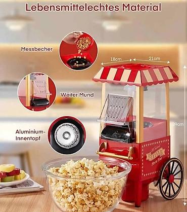 woofer za auto: Retro električni aparat za kokice – mini kolica - Dizajn u stilu — 5