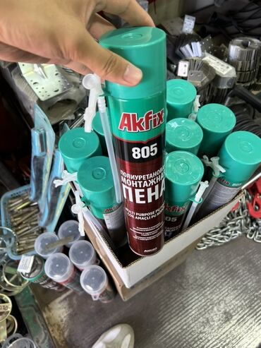 Газовые баллоны: Многоцелевая полиуретановая монтажная пена Akfix 805 в баллонах. Пена