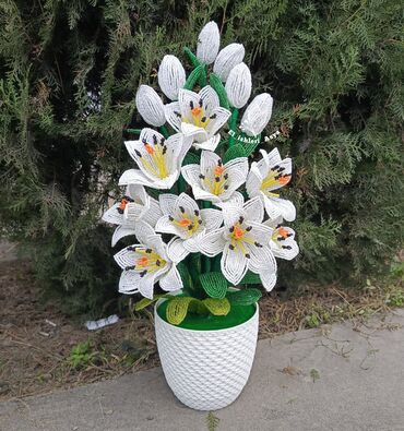 Süni güllər: GÜLLƏR MUNCUQDAN EL ISHI/SIFARISHLE HAZIRLANIR/DAIMI SOLMAYAN ÖZEL — 2