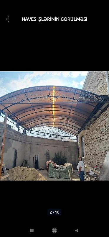 Naveslər, markizlər: Bu məhsul, müxtəlif ehtiyaclar üçün istifadə oluna bilən, möhkəm metal — 7