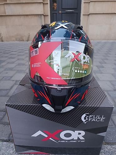 moto aranda: AXOR Full Face motosiklet dəbilqəsi – Street 2 model Kask təzədi — 2