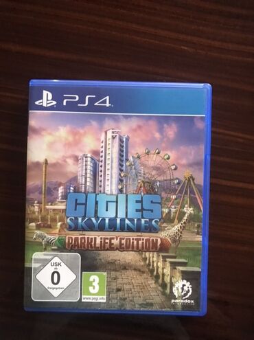 PlayStation 4 üçün "Cities: Skylines Parklife Edition" video oyunu. Bu