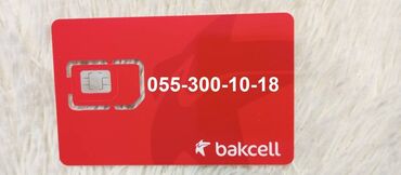 bakcell ayliq paketleri: Nömrə: ( 055 ) ( 3001018 ), İşlənmiş