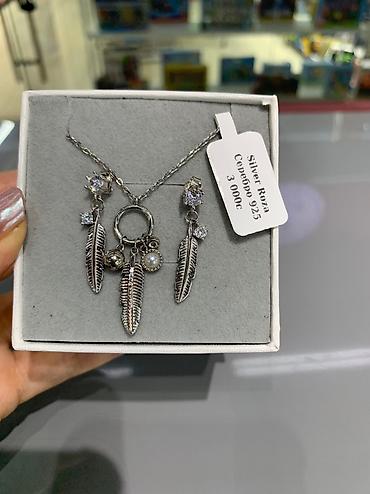 Серебряные наборы украшений: Набор украшений, Проба 925, Женские, Новый — 12