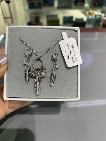 Серебряные наборы украшений: Набор украшений, Проба 925, Женские, Новый — 16