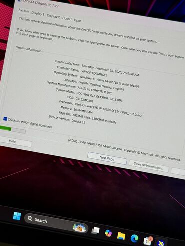 ASUS: Təp təzə. Nöqtə cızıqsız. Cəmi 7 gün işlənib. Son model 2025 — 3