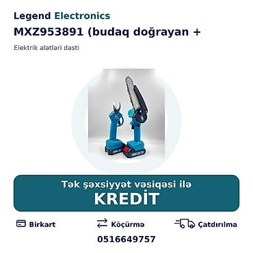 qacis aləti: Elan başlığı: Elektrik alətləri dəsti MXZ953891 (budaq doğrayan + mini — 1