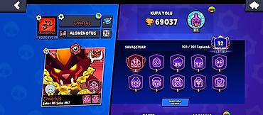 ski: Brawl Stars hesabı – tam dolu oyun profili - Kupa sayı: 69,037 - Kupa — 2