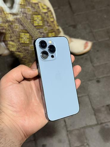 16 iphone: IPhone 13 Pro, 128 GB, Sierra Blue, Face ID — 1