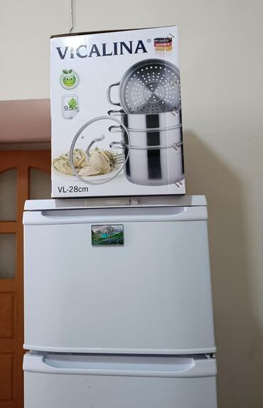 электро мантоварка: Кастрюля‑пароварка Vicalina VL‑28cm - Материал: нержавеющая сталь -