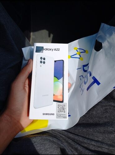 idealdan aldim: Samsung Galaxy A22 | Yeni | 128 GB | rəng - Ağ | İki sim kartlı