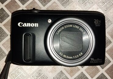 Fotokameralar: Model: Canon SX240HS resmi dokumetleri var Baku electronics den alinib