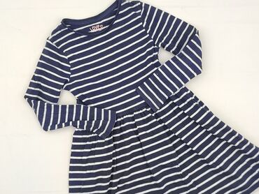 czarne rajstopy do czerwonej sukienki: Dress, F&F, 7 years, 116-122 cm, condition - Very good