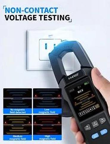 Multimetri: FNIRSI DMC-100 digitalne strujne klešta – TRMS multimetar sa ekranom u — 16