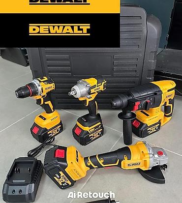 DEWALT akkumulaytorlu peşəkar alətlər dəsti Dəst tərkibi: -