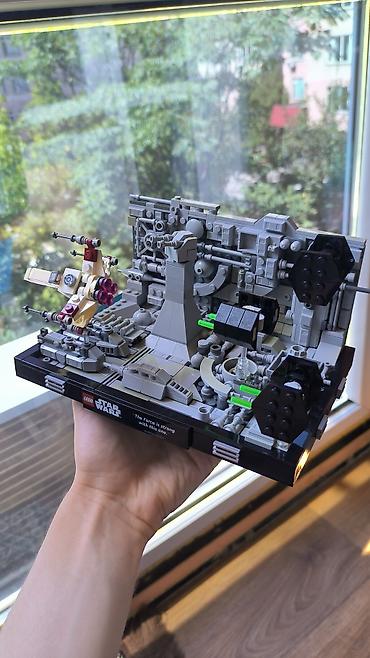 Игрушки: 🟥🟨LEGO Star Wars 75329 «Trench Run Diorama» (Диорама «Атака на Звезду — 3