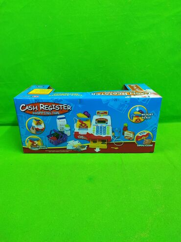 Игрушки: Касса игрушка детская💱 Комплектация товара: касса, сканер, 3 — 12
