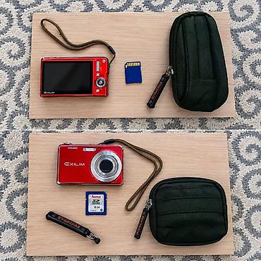камеры маленькие: Компактная цифровая камера Casio Exilim (красная) в комплекте — 1