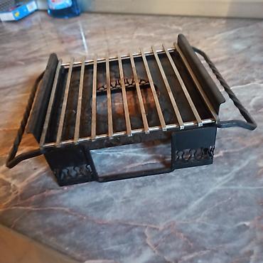 Sve za roštilj: Mini rešo/roštilj na ugalj + stojeći stočni ventilator ASTRON (paket) — 8