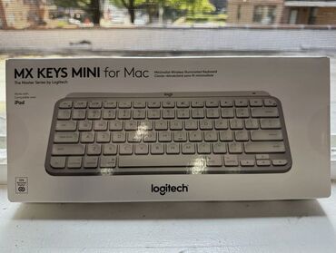 mac book m1: Logitech MX Keys Mini for Mac ✅ Новая, запечатанная ✅ Цвет Pale Grey