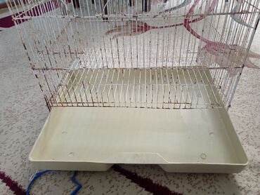 Qəfəslər: Quş qəfəsləri dəsti - 2 ədəd metal qəfəs: biri böyük, biri kiçik — 11