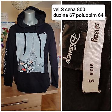 sinsay лозница slike: Sinsay x Disney ženska dukserica s kapuljačom, veličina S. - Crna — 2