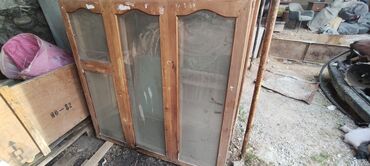 турецкие пластиковые окна бишкек цены: Деревянное окно, цвет - Коричневый, Б/у, 140 *140, Самовывоз, Платная доставка