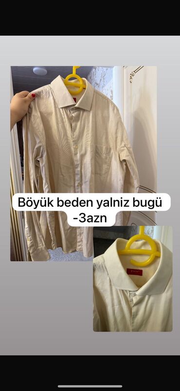 Gözəllik və sağlamlıq: Böyük beden kisi köyneyi cemi -3manat cox seligeli vezyyetdedir