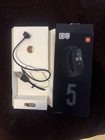 smart saat ucuz: Xiaomi Mi Band 5 fitnes qolbağı Xüsusiyyətlər: - 1.1" AMOLED rəngli — 2