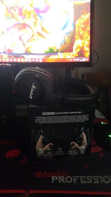 Qulaqcıqlar: Yeni Simsiz (Bluetooth) Qulaqcıqlar, Marshall, rəng - Qara — 2