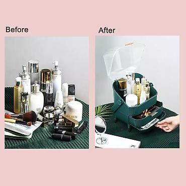 Шкатулки и подставки: Органайзер для косметики Выражение "красота в простоте", устоявшаяся — 3