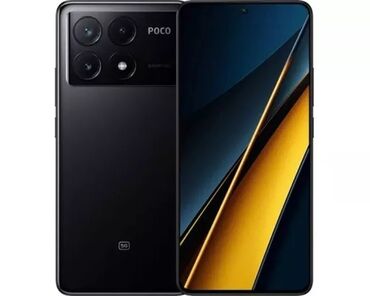 Мобильные телефоны и аксессуары: Poco X6 Pro 5G, 512 ГБ, цвет - Черный, 2 SIM