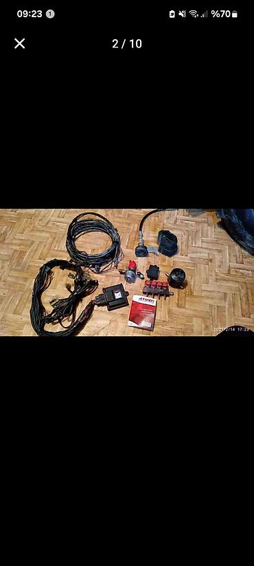 Yanacaq sistemlərinin digər detalları: Atiker lpg qaz avadanlığı. Ela vəziyyətdədir. 4 farsunka. Reduktur — 2