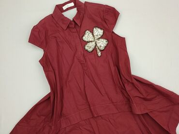 czerwona bluzki z krótkim rękawem: Women's blouse, size S (EU 36)
