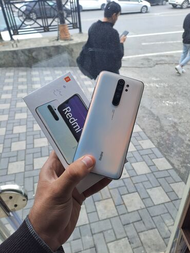 Xiaomi: Xiaomi Redmi Note 8 Pro, 128 GB, rəng - Ağ, 
 Düyməli, Barmaq izi, İki sim kartlı