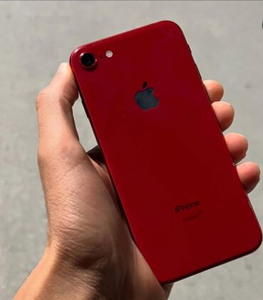 сколько стоит iphone 2: IPhone 8, Колдонулган, 64 ГБ, Кызыл, Каптама, 100 %