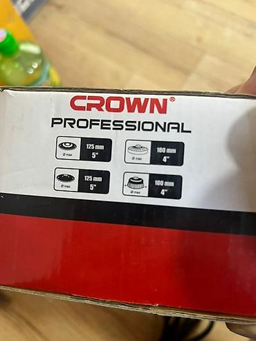 Инструменты: Углошлифовальная машина (болгарка) CROWN Professional CR8 252 — 3