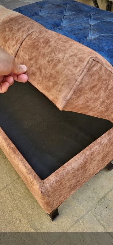 Pufiklər: Yeni, Pufik oturacaq, Süni dəri, rəng - Ağ, Kredit yoxdur, Ödənişli çatdırılma — 4