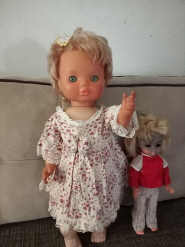 текстильные куклы: Немецкие куклы коллекционные. 60 годов.Большая высота 63 см-цена 44
