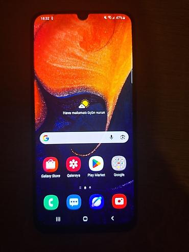 poko x5 pro: Samsung Galaxy A50, 128 GB, rəng - Qara, Barmaq izi — 1