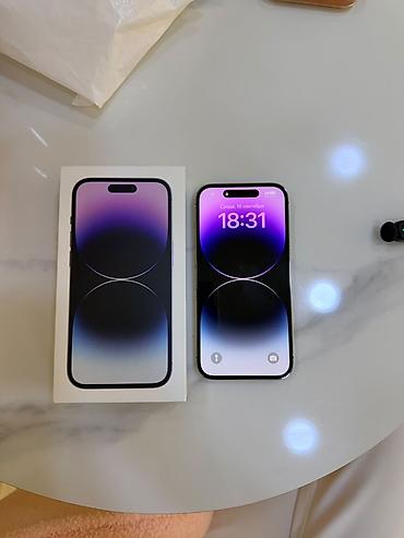 ipad 7: IPhone 14 Pro, Б/у, 256 ГБ, Deep Purple, Коробка, 87 % — 2
