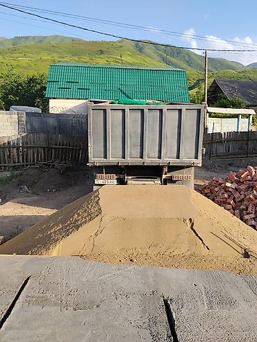 Песок, Насыпью, Камаз