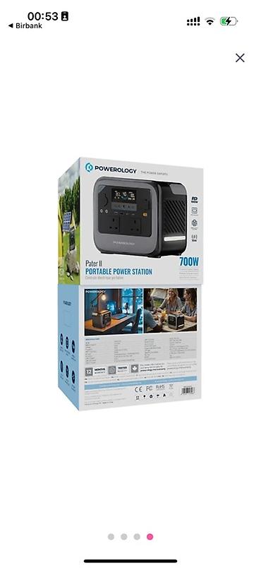 notebook ram 8: Powerology Pater II Portable Power Station – 700W - Giriş/çıxış — 4